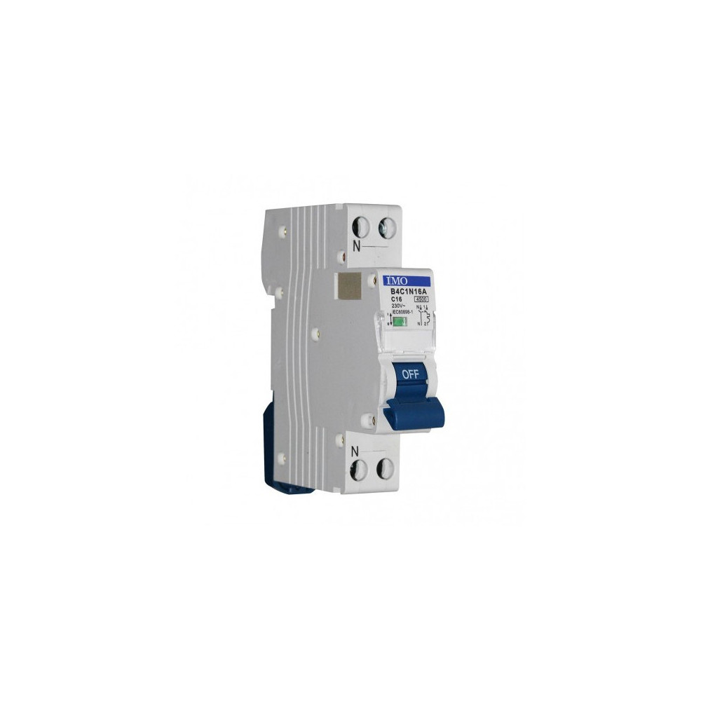 Disjoncteur 4,5 kA - 1 Pôle + Neutre Courbe C | THERM ELEC Disjoncteur 4,5 kA - 1 Pôle + Neutre Courbe C | THERM ELEC
